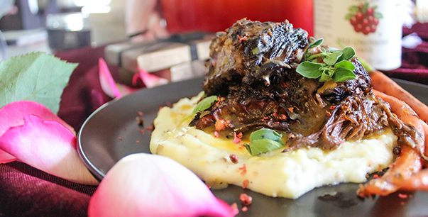 Red Wine & Lingonberry Braised Short Ribs