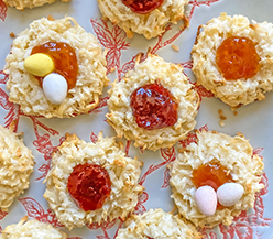 Fruit-Filled Coconut Nests